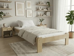 ADA ágy 90x200 cm, fenyőfa Ágyrács: Lamellás ágyrács, Matrac: Matrac nélkül