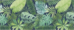 Stílusos Dekoratív Fotótapéta Trópusi levelek 250x104 Ragasztó