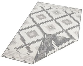 Malibu szürke-krémszínű kültéri szőnyeg, 170 x 120 cm - NORTHRUGS