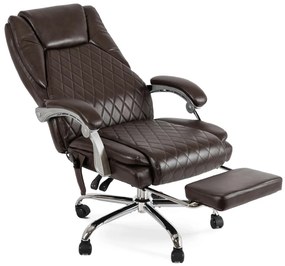 GIORGIO forgó masszázsfotel, barna