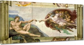 Vászonkép 60x30 Ádám teremtése