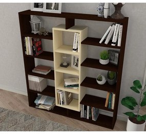könyvespolc Ample - Birch, Wenge