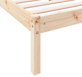 tömör fenyőfa extra hosszú ágykeret matrac nélkül 140 x 210 cm