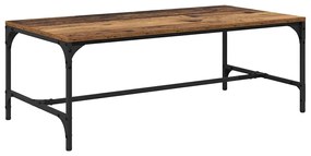 vidaXL Dohányzóasztal Öreg fa 100 x 50 x 35 cm Faanyag