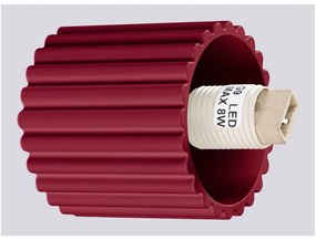 Borvörös fali lámpa Orbital – Sollux