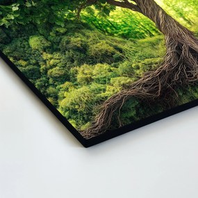 DUBLEZ | Zöld Életfa falikép – Gaia
