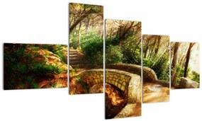 Kép - erdei, ösvények (150x85cm)