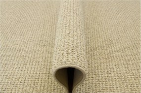 Hurkos Szőnyeg Bézs Vastag Szövésű Filc Daytona Nappaliba 200x200 cm