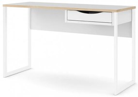 Felix Light íróasztal 130, fehér matt / fehér