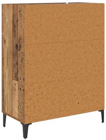 Széf fiókkal Régi fa 34 x 69,5 x 90 cm Faanyag