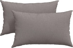 vidaXL Kanapé párnák 2 pcs Tópszínű 50 x 30 cm szövet