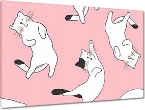 Vászonkép 90x60 Cica Cicák Macskák