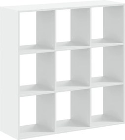 vidaXL fehér szerelt fa könyvespolc 102 x 32 x 102 cm