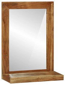 Fürdőszoba Tükör 50x22x70 cm Szilárd Akác