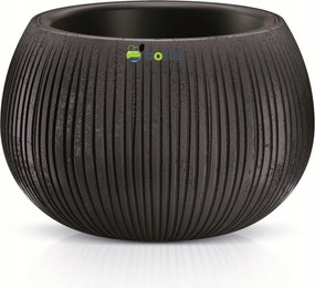 Virágtartó fedő szerkezet 24x16cm Fekete beton