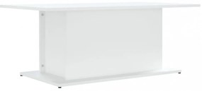 fehér szerelt fa dohányzóasztal 102x55,5x40 cm