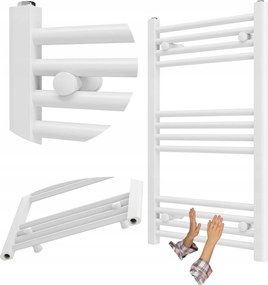 Fürdőszobai Radiátor Fehér Létra 50x80 cm Radiátor Modern Breno