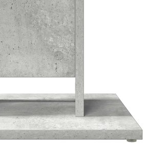 betonszürke szerelt fa bisztróasztal 60 x 60 x 75 cm