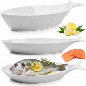 Saláta tálaló Porcelán Tál 30CM Hosszúkás Az Ünnepek Tálalásához