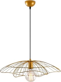 Tel 6502 arany fém függőlámpa, Ø50 cm