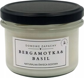 Bergamott&amp;basil természetes szójagyertya 235 ml