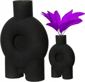 Dekoratív Üveg Váza Virágokhoz Modern 21X30CM