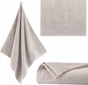 Törölköző Zwoltex 30x50 Carlo Pamut 500g Szépia