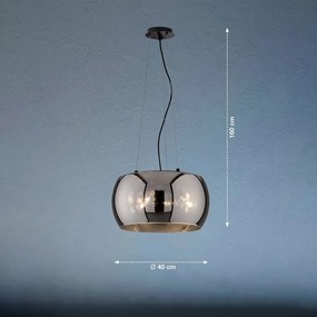 Fischer & Honsel glamour modern függeszték dima bézs fekete szürke fhl60857