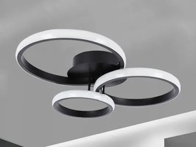 LED mennyezeti lámpatest LED/38W/230V fekete