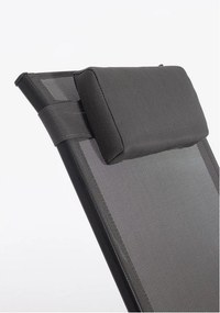 Antracitszürke fém kerti fotel Ercolano – Bizzotto