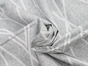 Renforcé pamut szatén krepp ágyneműhuzat SZÜRKE CSÍKOK sötétszürke Ágyneműhuzat mérete: 70 x 90 cm | 140 x 200 cm