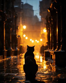 Poszter 40x50cm Magányos vándor