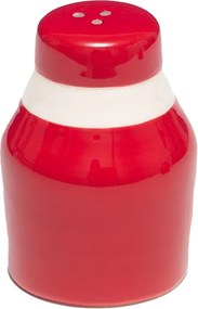 Stílusos kerámia sótartó piros elegancia az asztalon 8x5cm