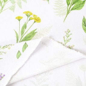 Goldea teflon szövet terítőknek - erdei virágok 160 cm