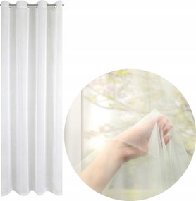 Kész Fehér Függöny Sima Függöny 140x250 Woal Baltic