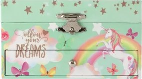 Unikornisos zenélő ékszerdoboz