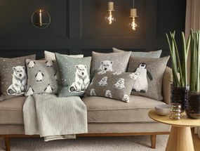 Arktos párnahuzat, négyzet 45x45 cm, bézs - Sander