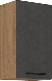 Felsőszekrény, tölgy lancelot/szürke matt, VEGA 40 G-72 1F