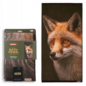 Pamut törölköző Zwoltex 70x140cm ajándék vadásznak Róka mintával