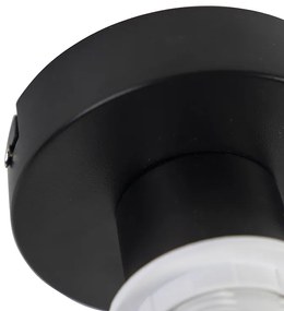 Mennyezeti lámpa bársony árnyékolóval, régi rózsaszín arannyal, 20 cm - Combi fekete