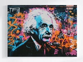 Canvas Vászonkép Fal Graffiti Portré Albert Einstein 80x60