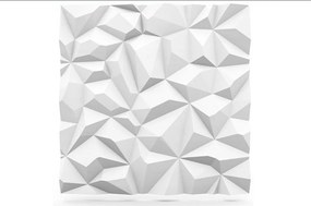 Dekoratív 3D polisztirol falpanel Diamant fehér