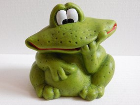 Béka Figura Kert Ajándék Dekoráció