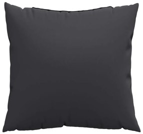 4 db fekete szövet kanapépárna 50 x 50 cm