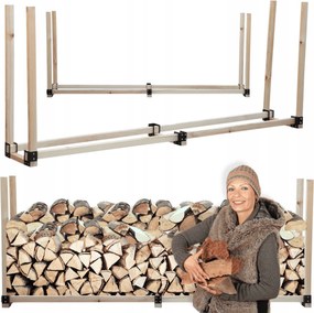Kandalló fa állvány tűzifa tartó 1,5 m3 Eko