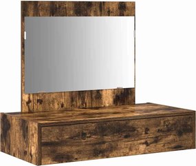 vidaXL Öltözködőasztal fiókkal tárolóval Barna 83 x 40 x 70 cm Faanyag