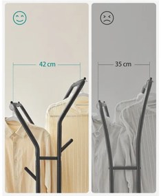 LINEA mobil álló fogas, fekete