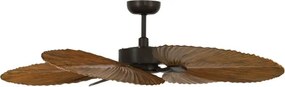 Lucci Air 21065549 - BALI mennyezeti ventilátor 132 cm barna + DO