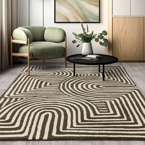 Zöld kézi szövésű gyapjú szőnyeg 120x170 cm Reef – Asiatic Carpets
