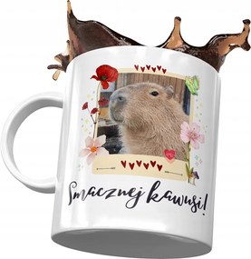 Kapibara bögre Születésnapra Névnapra Ajándék Nyomtatott Fotóval